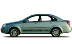 Новый седан Daewoo Lacetti появился в России