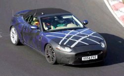 Кабриолет Jaguar XKR - шпионские фото