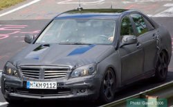 Mercedes-Benz C-Class 2008 года - новые шпионские фото
