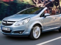 Opel выпустит модель Corsa Cabrio