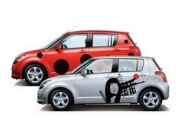 Suzuki Swift предлагается в России с оригнальным оформлением кузова