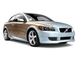 Volvo предложила для модели C30 разноцветную плёнку для кузова