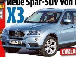Новый BMW X3 появится в продаже в 2010 году