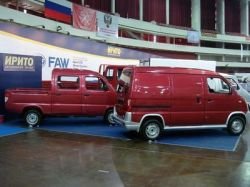 Компания ИРИТО представляет на автосалоне в Москве лёгкие грузовики FAW