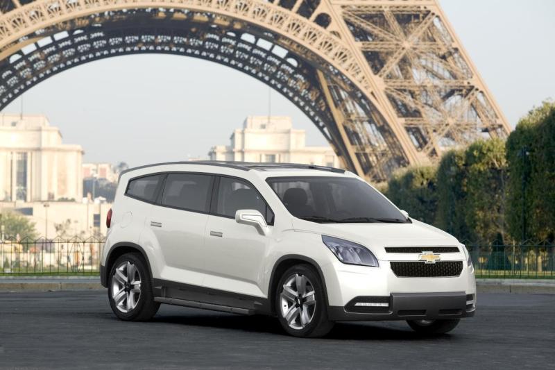 Кроссовер Chevrolet Orlando на Парижском автосалоне 2008