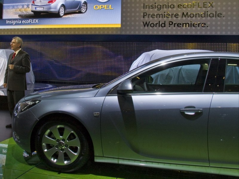 Opel Insignia ecoFLEX на Парижском автосалоне 2008