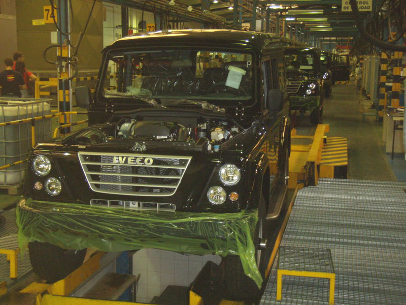 Iveco Massif на заводском конвейере