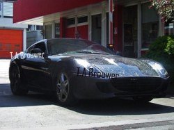Кабриолет Ferrari 599 GTB Fiorano проходит испытания