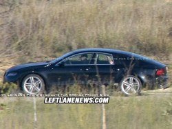 Четырёхдверное купе Audi A7 - испытания начались