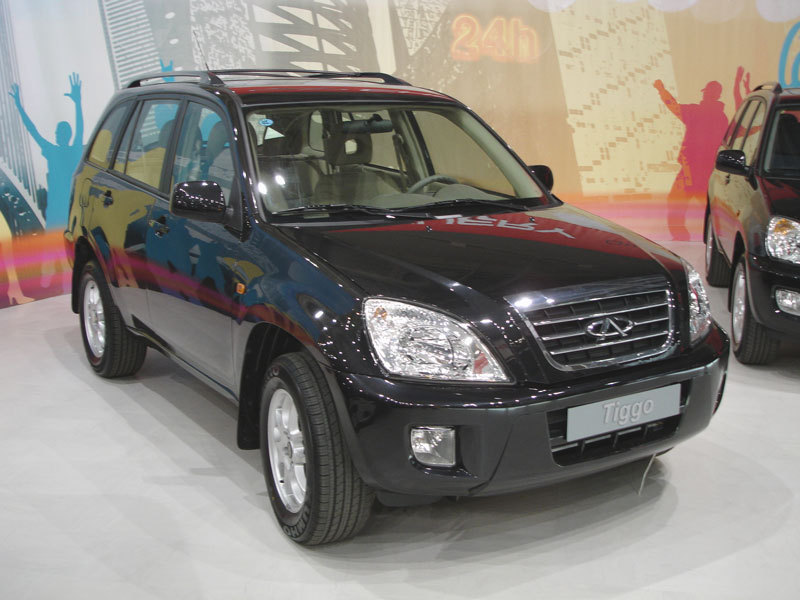 Рестайлинговый Chery Tiggo на ММАС 2008