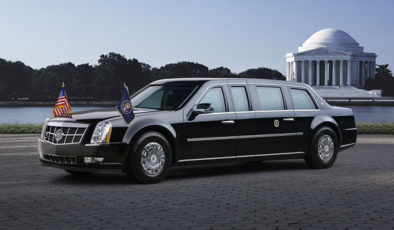 2009 Cadillac Presidential Limousine Барака Обамы