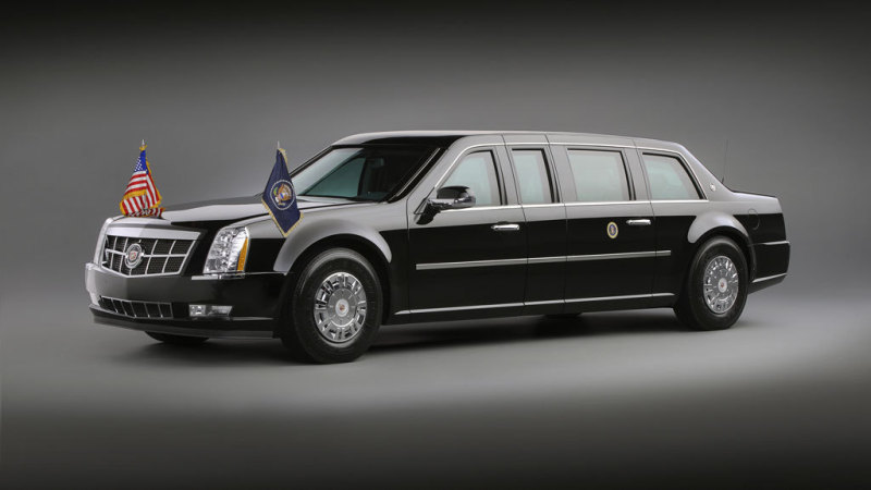 2009 Cadillac Presidential Limousine Барака Обамы