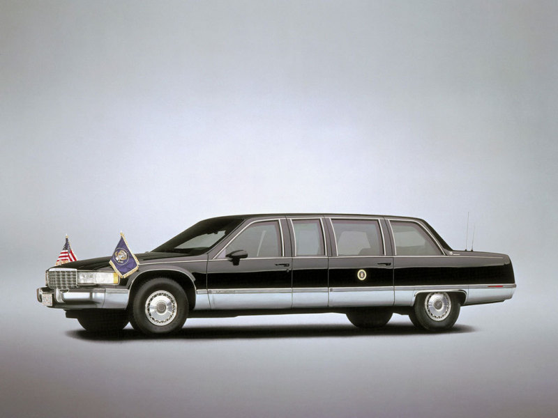 1993 Cadillac Fleetwood Presidential Limousine Билла Клинтона