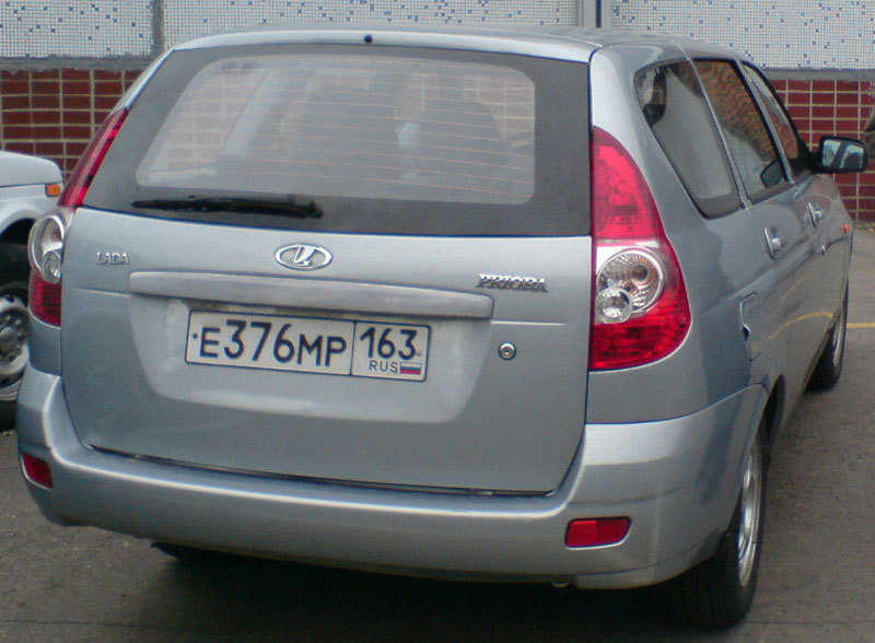 Предсерийные версии универсала Lada Priora (ВАЗ 2173 Приора) на испытаниях