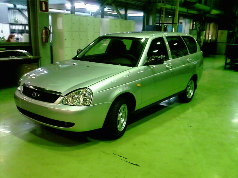 Предсерийные версии универсала Lada Priora (ВАЗ 2173 Приора) на испытаниях