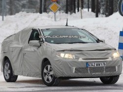 Седан Renault Megane III проходит тестирование