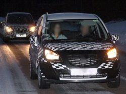 Вэн Opel Meriva New выехал на последние тесты