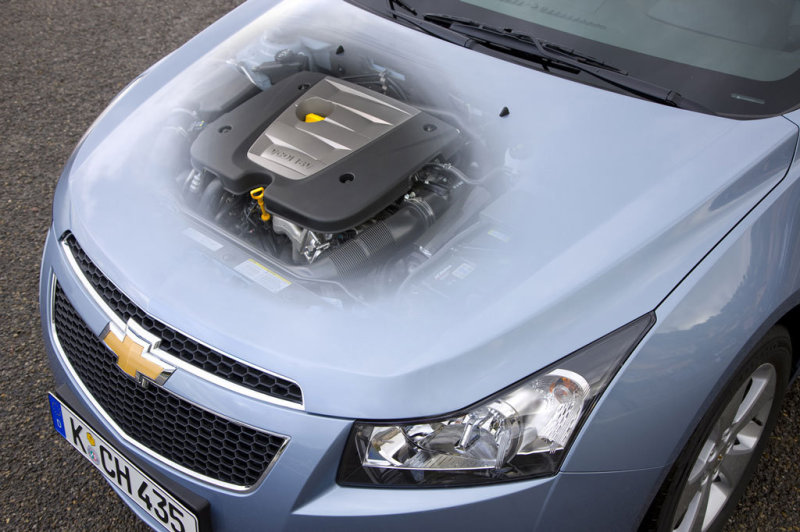 Дизельный двигатель под капотом Chevrolet Cruze