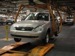 В РФ резко снизился объём производства автомобилей