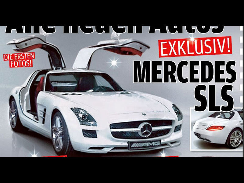 Суперкар Mercedes-Benz SLS AMG Gullwing все ближе к премьере