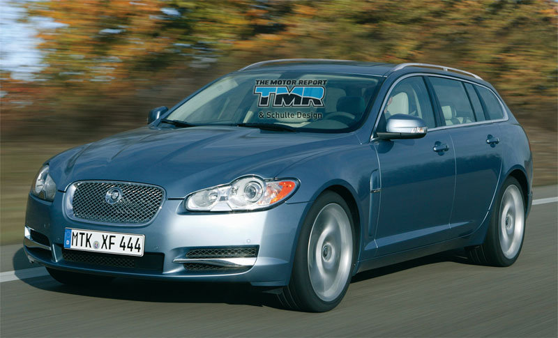 Возможный вариант универсала на базе Jaguar XF