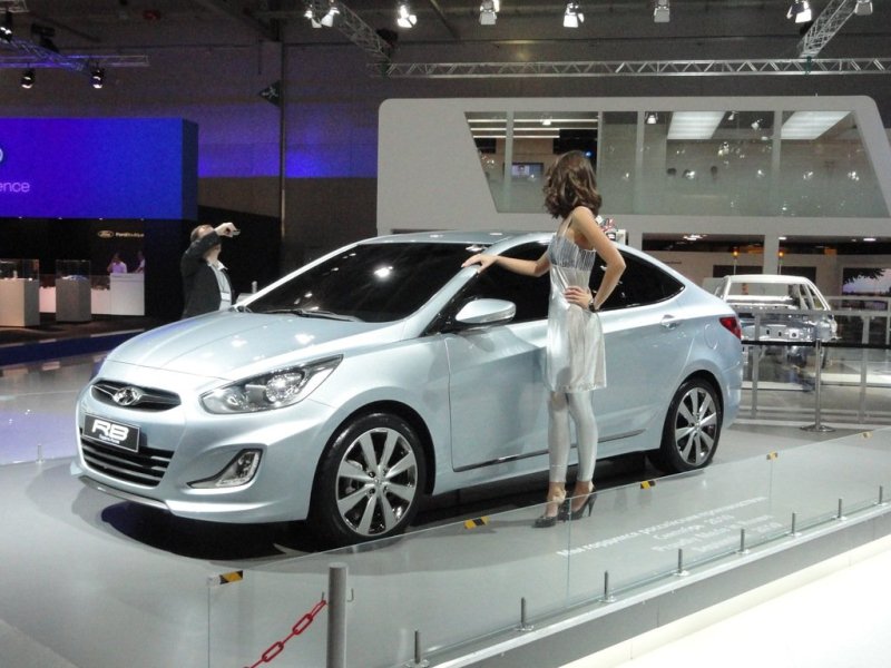 Hyundai на ММАС 2010 (фото): будущая российская модель RB, новый седан Sonata и концепт-кар i-flow