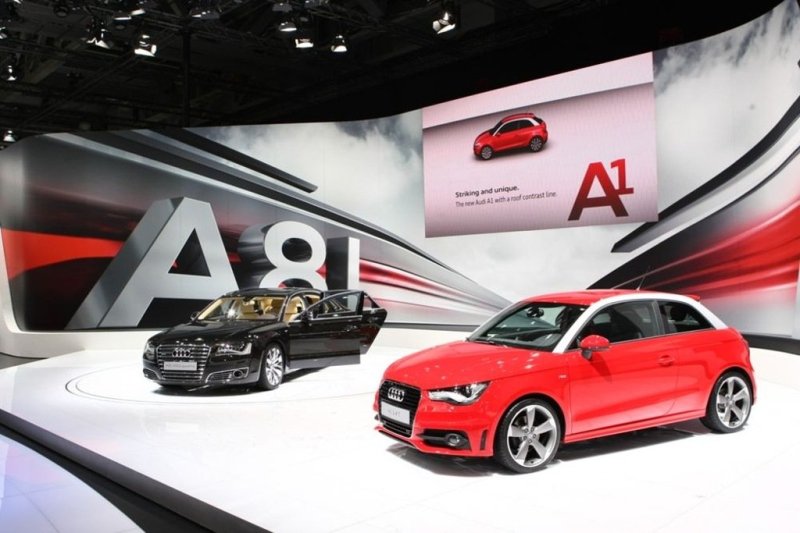 Audi A1 и Audi A8L