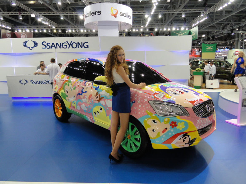 Премьера SsangYong Actyon New на Московском автосалоне 2010