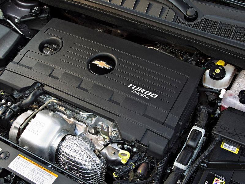 Дизельный двигатель под капотом Chevrolet Orlando