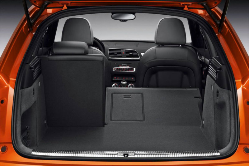 У Q3 гибко вариабельное погрузочное пространство.