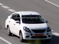 Седан Nissan Sunny проходит испытания в Европе