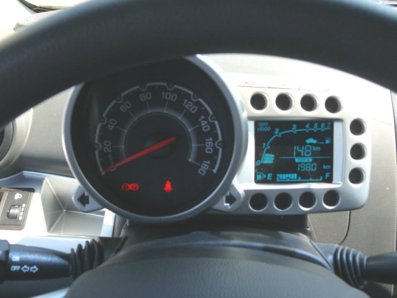 Приборы наконец переехали ближе к водителю! Необычный щиток не доставляет неудобств, но все же требует привычки.