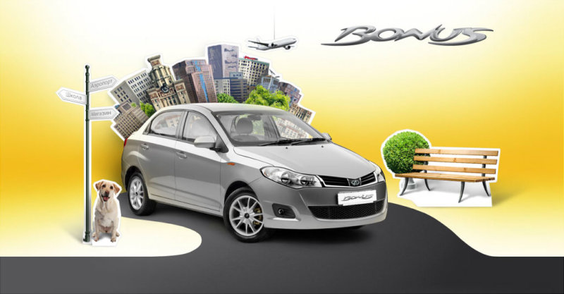 Выразительные рекламные постеры способствуют продвижению новой модели.