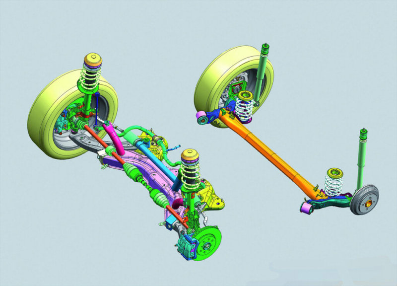 Подвеска у нового Picanto типовая, но настройка довольно удачная.