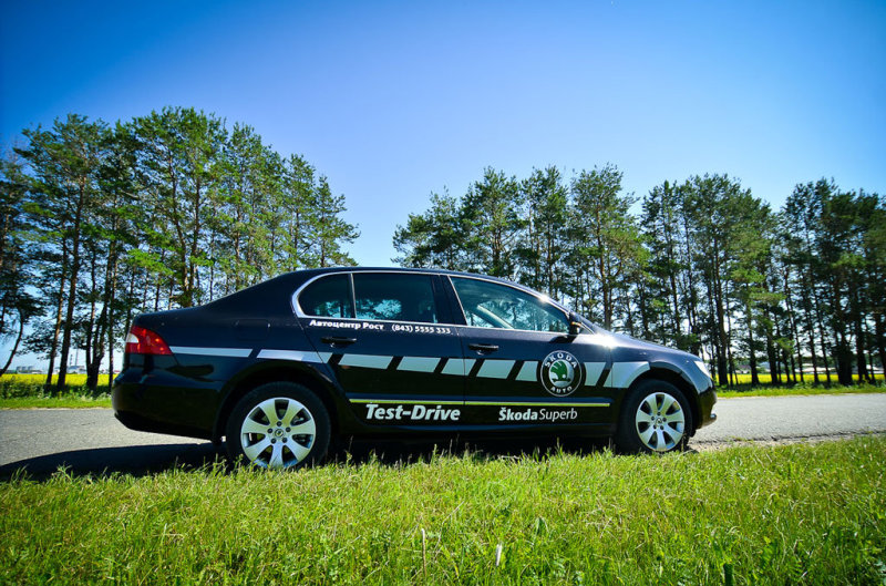 Skoda Superb прекрасен для путешествий.