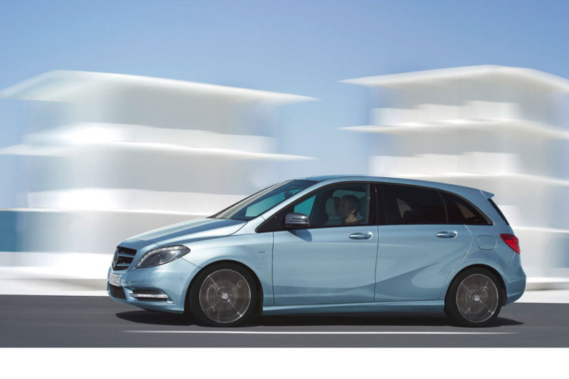 У нового B-класса аэродинамичный профиль.