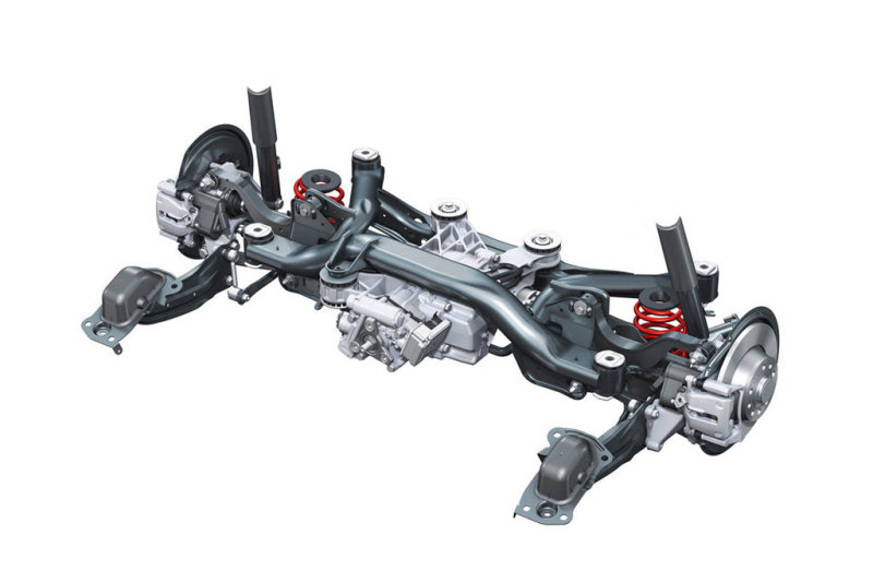 Сзади у Escape кинематически совершенная подвеска на двойных поперечных рычагах.