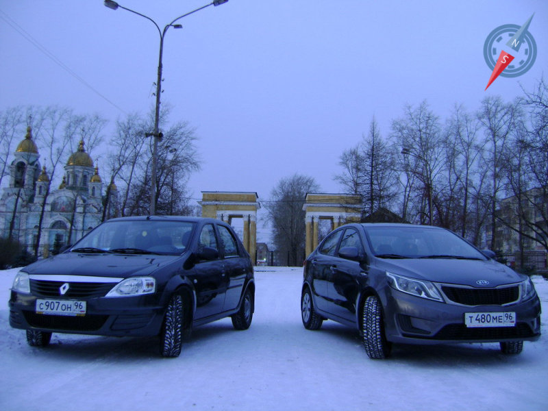 KIA Rio и Renault Logan: Отцы и дети