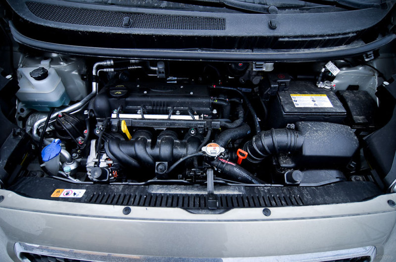 Бензиновый двигатель 1,6  ставится на многие модели концерна Hyundai/Kia. Однако на разных моделях производителей, он имеет разную степень форсировки: где-то 122л.с., где-то, 123, а на Венге 125 л.с.)