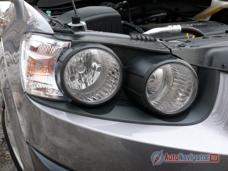 Самая яркая дизайнерская деталь машины – фары. Четыре круглых прожектора, не закрытых единым колпаком, смотрятся чрезвычайно эффектно!