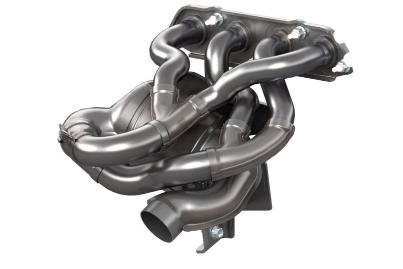 Своеобразная конфигурация выпускного коллектора («связка бананов») - одна из предпосылок необычно высокой степени сжатия у бензинового Skyactiv-G