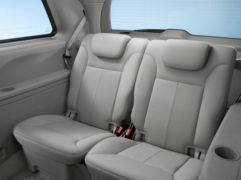 Третий ряд сидений, как обычно, детский