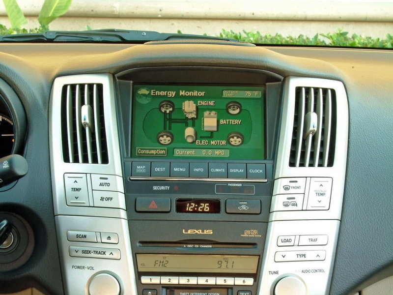 По такому забавному "мультику" можно отличить RX 400h от всех остальных версий