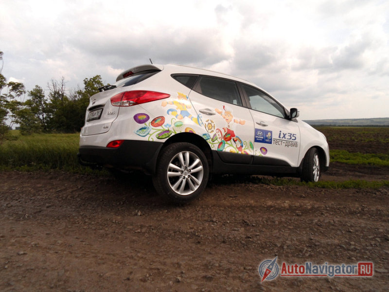 Даже безобидное препятствие приводит к  диагональному вывешиванию