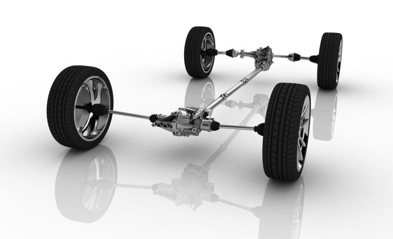 Полноприводная трансмиссия Intelligent 4WD с многодисковой муфтой, автоматически подключающей задний мост, обходится без центрального дифференциала.