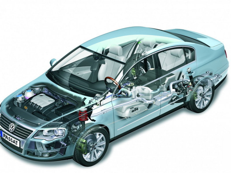 С переходом на шестое поколение моторная компоновка поменялась на поперечную, сэкономив места под "навороты"