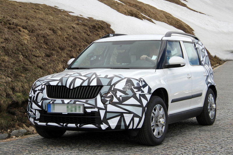 Обновленная Skoda Yeti готовится к премьере