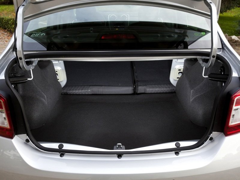 Объем багажного отсека равен 510 литрам