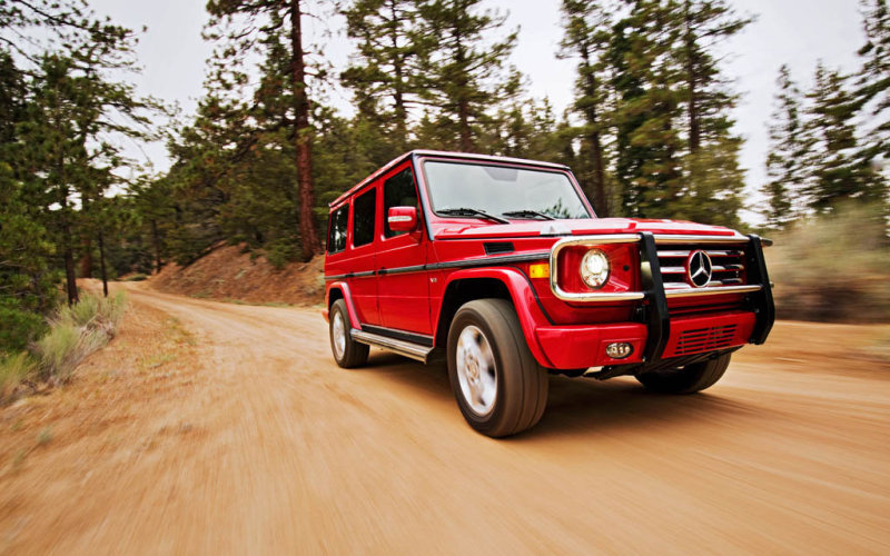 За доплату G-класс комплектуется выразительным «кенгурятником»