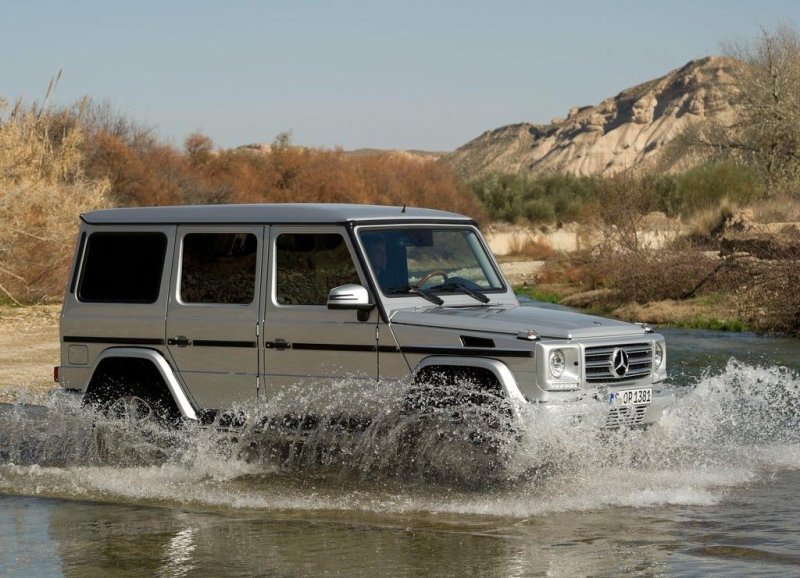 «Геландеваген» демонстрирует свои «вседорожные» возможности